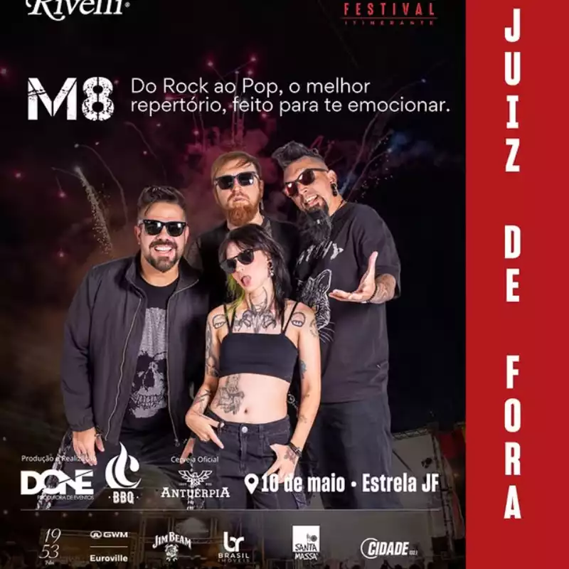 Banda M8 no BBQ Festival Juiz de Fora